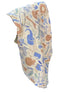 Fabric with animal pattern
