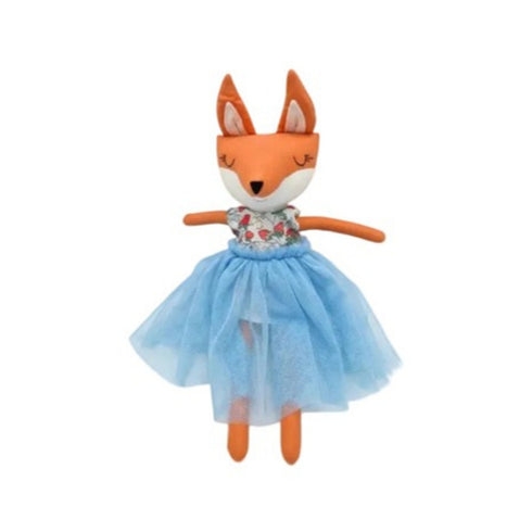 Sugarcup fox plush doll, approx. 36 cm, handmade soft toy, image 1 | Bali Bubs