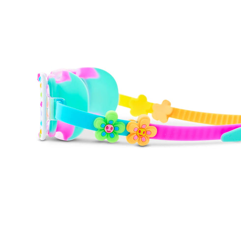 petal pop pink goggles, Bling2o goggles, kids swim accessories, swim goggles