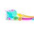 petal pop pink goggles, Bling2o goggles, kids swim accessories, swim goggles