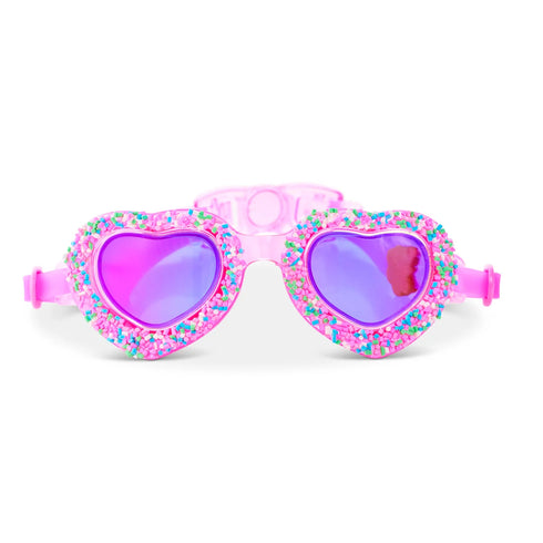 sugar coated sweetheart goggles, Bling2o goggles, kids swim accessories, swim goggles