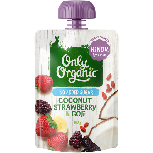 Only Organic Strawberry, Coconut Milk & Goji (1+ y)