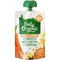A pouch of Only Organic baby food featuring carrots, red lentils, and cheddar. 8+ months