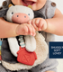 Itzy Lovey Plush And Teether Toy - Cow