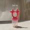 silicone fruit feeder in pink