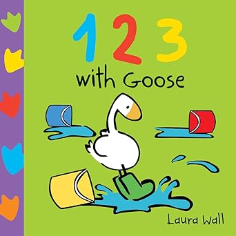 123 with goose, kids book