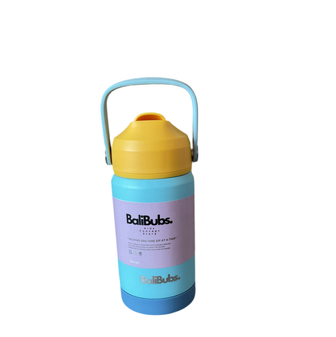 Drink bottle,stainless steel,blu canary
