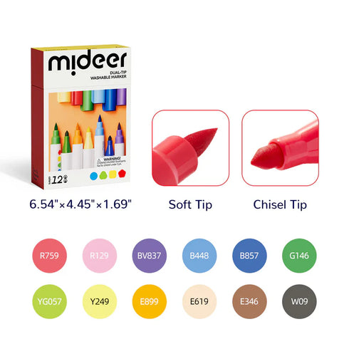 Washable Marker - Dual Tip