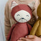 Fabelab bear pocket friend plush toy - organic cotton stuffed animal