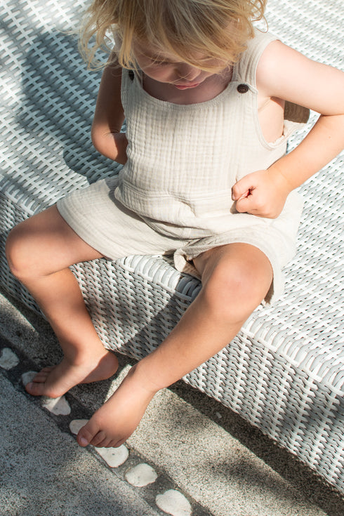 Unisex Jumpsuit in Taupe