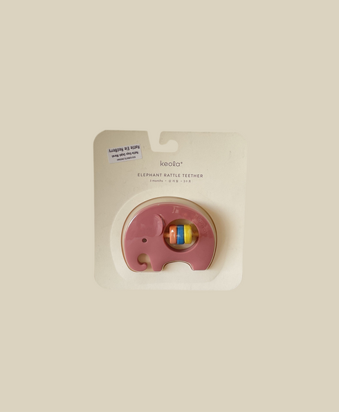 Rattle Teether Elephant