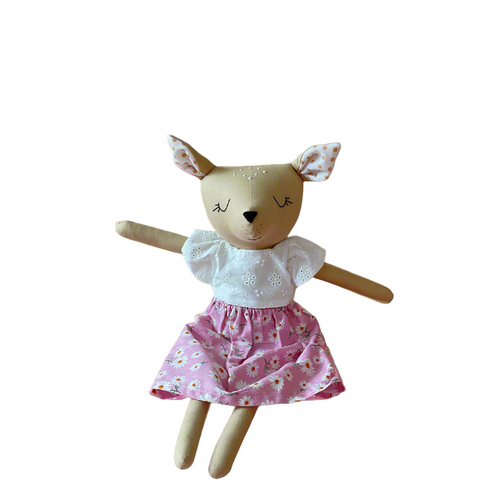 Toy deer handmade in indonesia plush toy