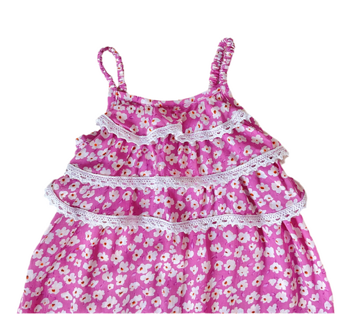 Pink Daisy Jumpsuit