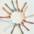 Silicone food grade spoon and fork