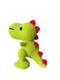 Crochet Yellow Dino, handmade crochet dinosaur toy, approx. 20 cm, image 1 | Bali Bubs