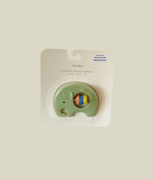 Rattle Teether Elephant