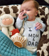 Itzy Lovey Plush And Teether Toy - Cow