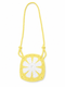 yellow crochet bag, girl accessories