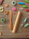 Wooden rolling pin and knife pretend play, ecofriendly toys