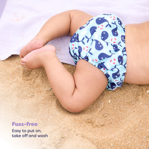 Reusable Swim Diaper Whale
