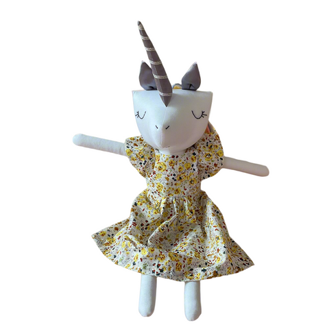 unicorn plush doll handmade