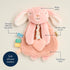 Itzy Lovey Plush And Teether Toy - Bunny Pink