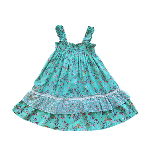 Floral Teal dress