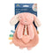 Itzy Lovey Plush And Teether Toy - Bunny Pink
