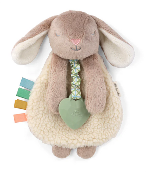 Baby plush lovey teething sensory toy