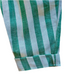 Linen striped pants in Green