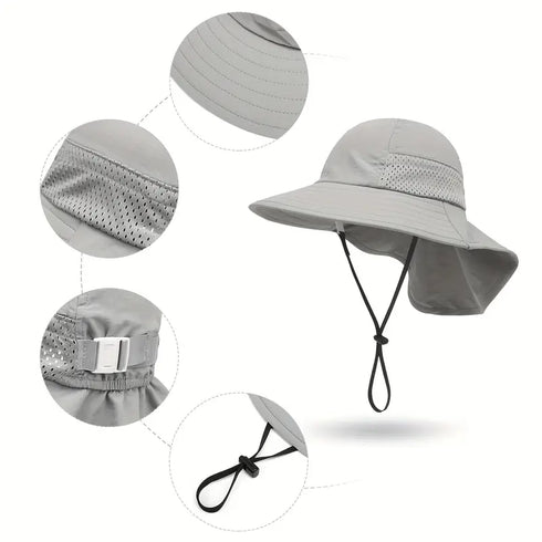 Bucket Sun Hat in Fuschia