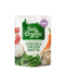 Packaging of Only Organic Vegetable Chicken & Risotto with images of chicken, vegetables, and risotto on the front.