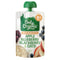 A pouch of Only Organic baby food featuring Apple Blueberry Blackberry & Oats. The packaging shows images of the fruits and oats, indicating the ingredients.