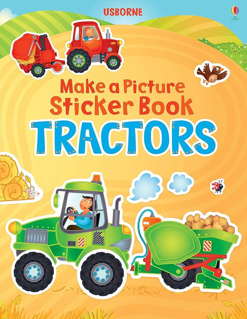 Make a Picture Sticker Book Tractors