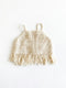 Hali Tassle Top in Beige