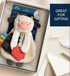 Itzy Lovey Plush And Teether Toy - Cow