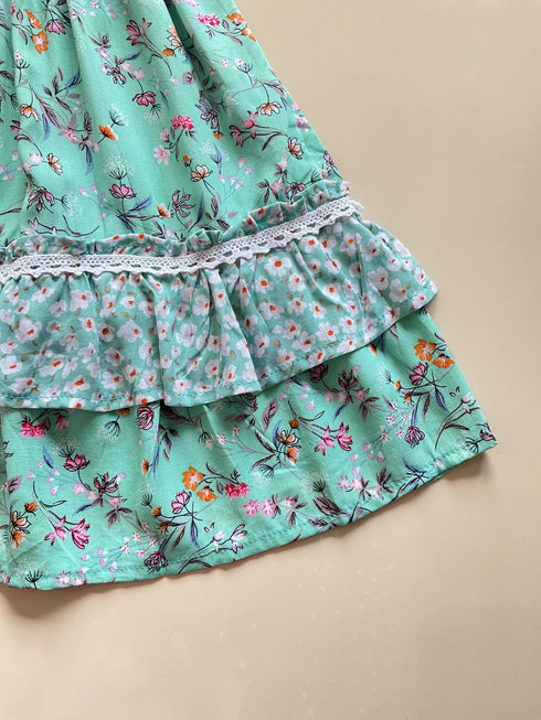 Floral Teal dress