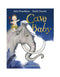 Book cover of 'Cave Baby' featuring a child on an elephant with a blue background
