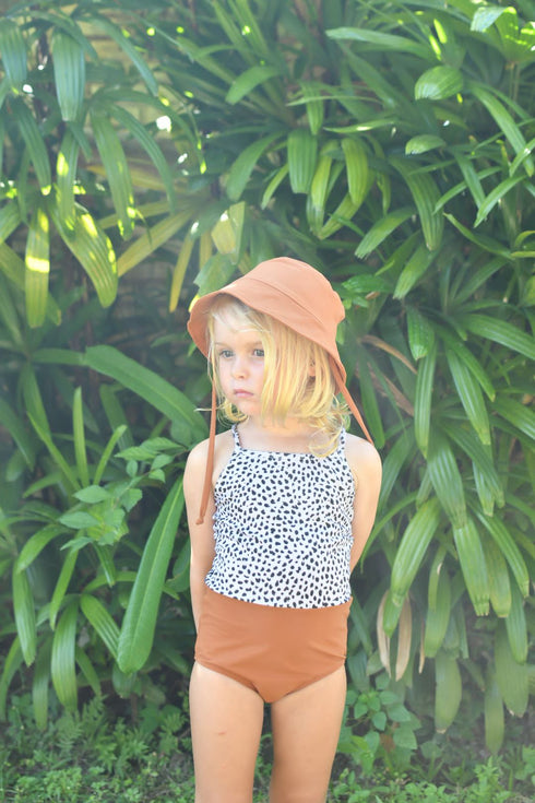 Main Design - Caramel Salty Leo Lana Swimsuit