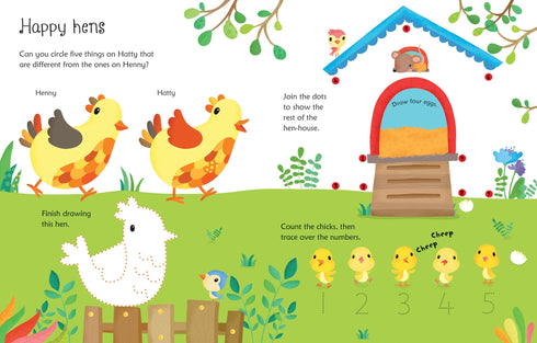 Wipe Clean Farm Activities