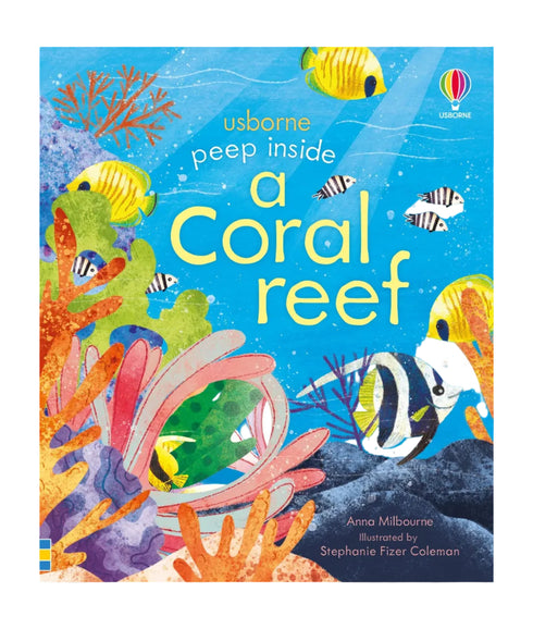 Coral Reef Peep Inside Usborne book