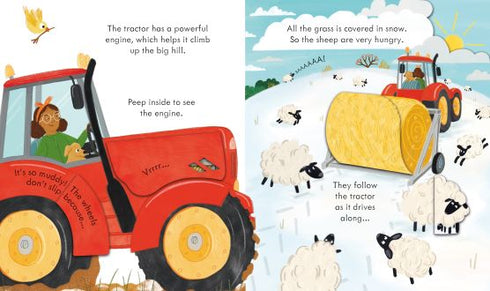 Picture Books - Peep Inside: Tractor