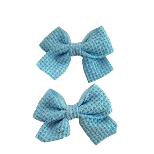 Hair Bow Cotton Clips