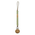 natural wood pacifier clip