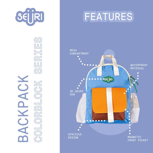 Blue Cream Backpack