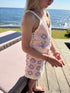 Crochet Flower Top Pink