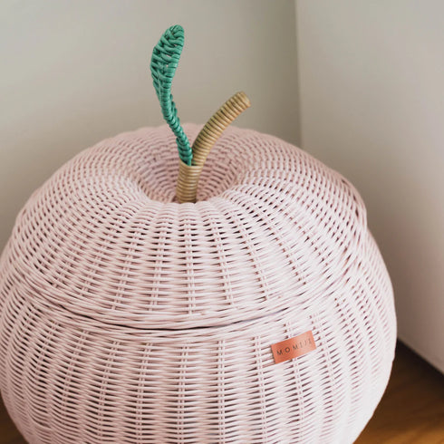 Apple Rattan Storage Basket