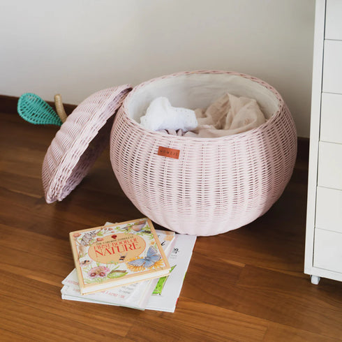 Apple Rattan Storage Basket