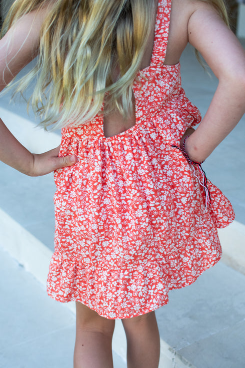 Alora Dress in Orange
