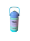 BaliBubs water bottle with purple label and blue accents on a white background
